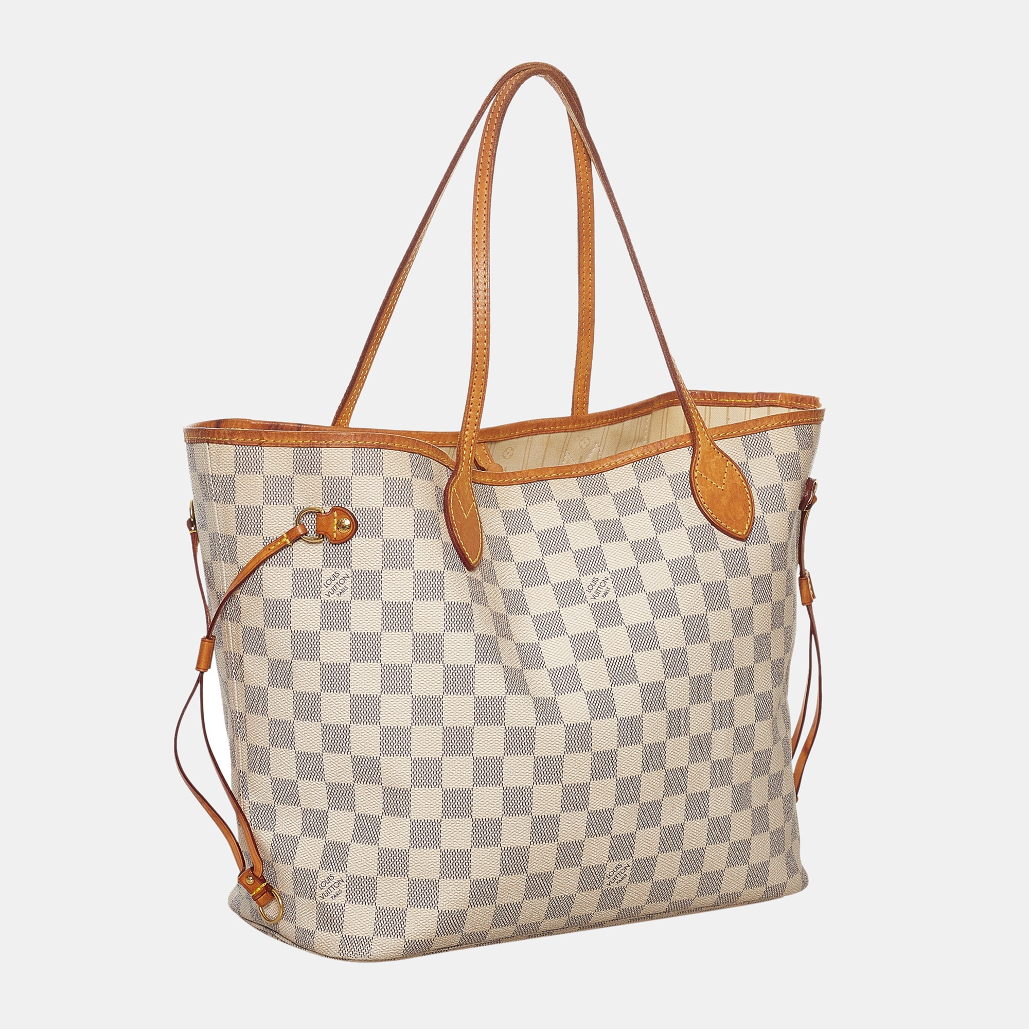 

Louis Vuitton Blue/White Damier Azur Neverfull MM