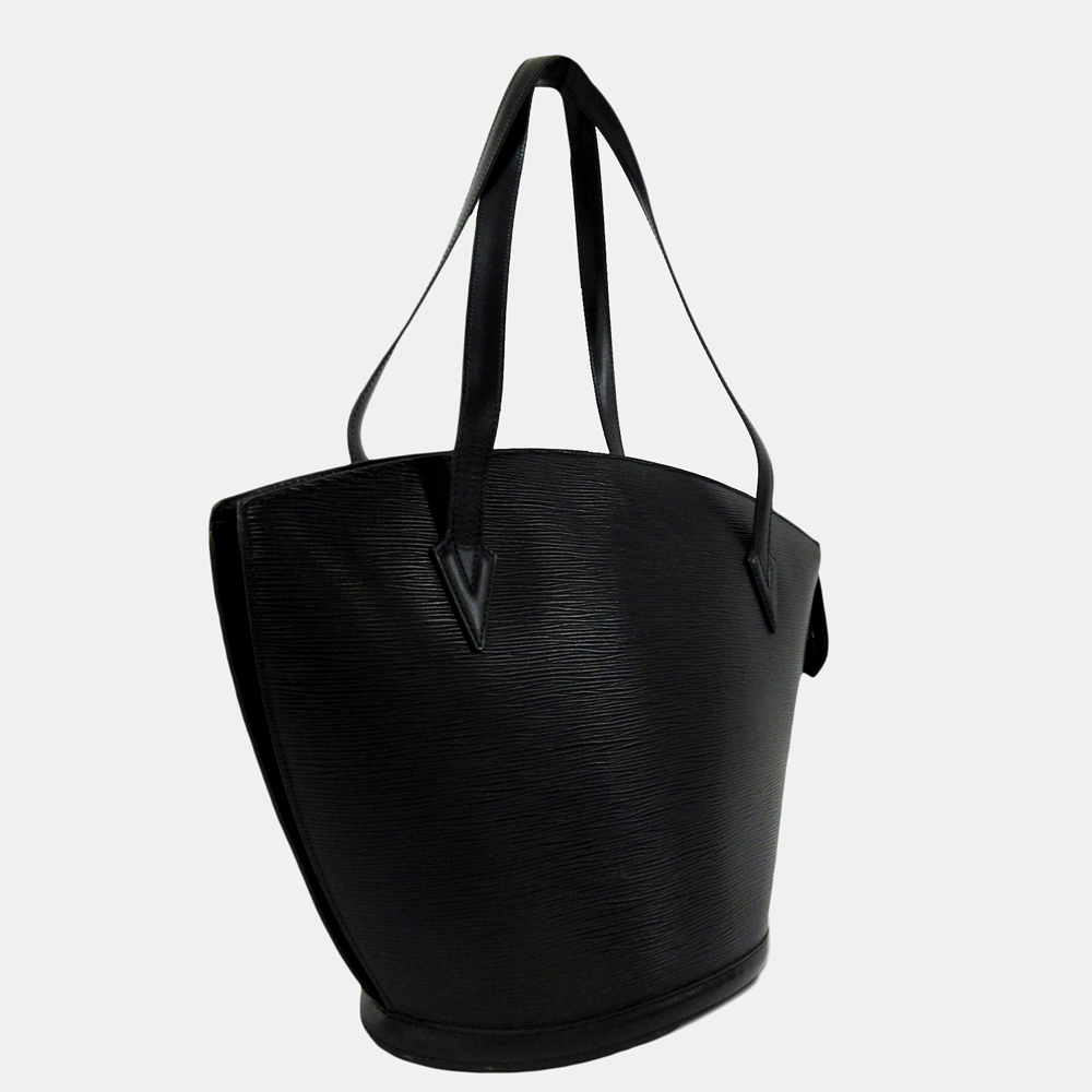 

Louis Vuitton Black Epi Saint Jacques GM Long Strap