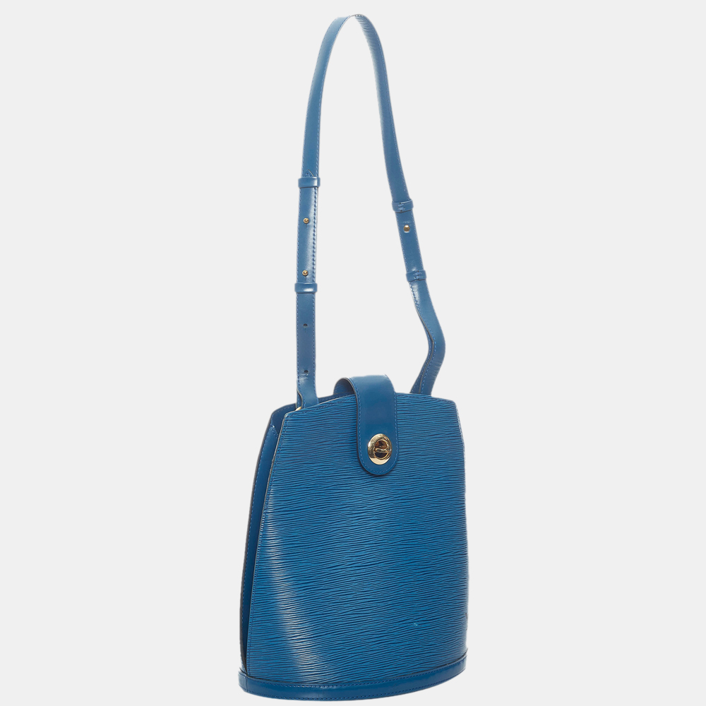 

Louis Vuitton Blue Epi Cluny