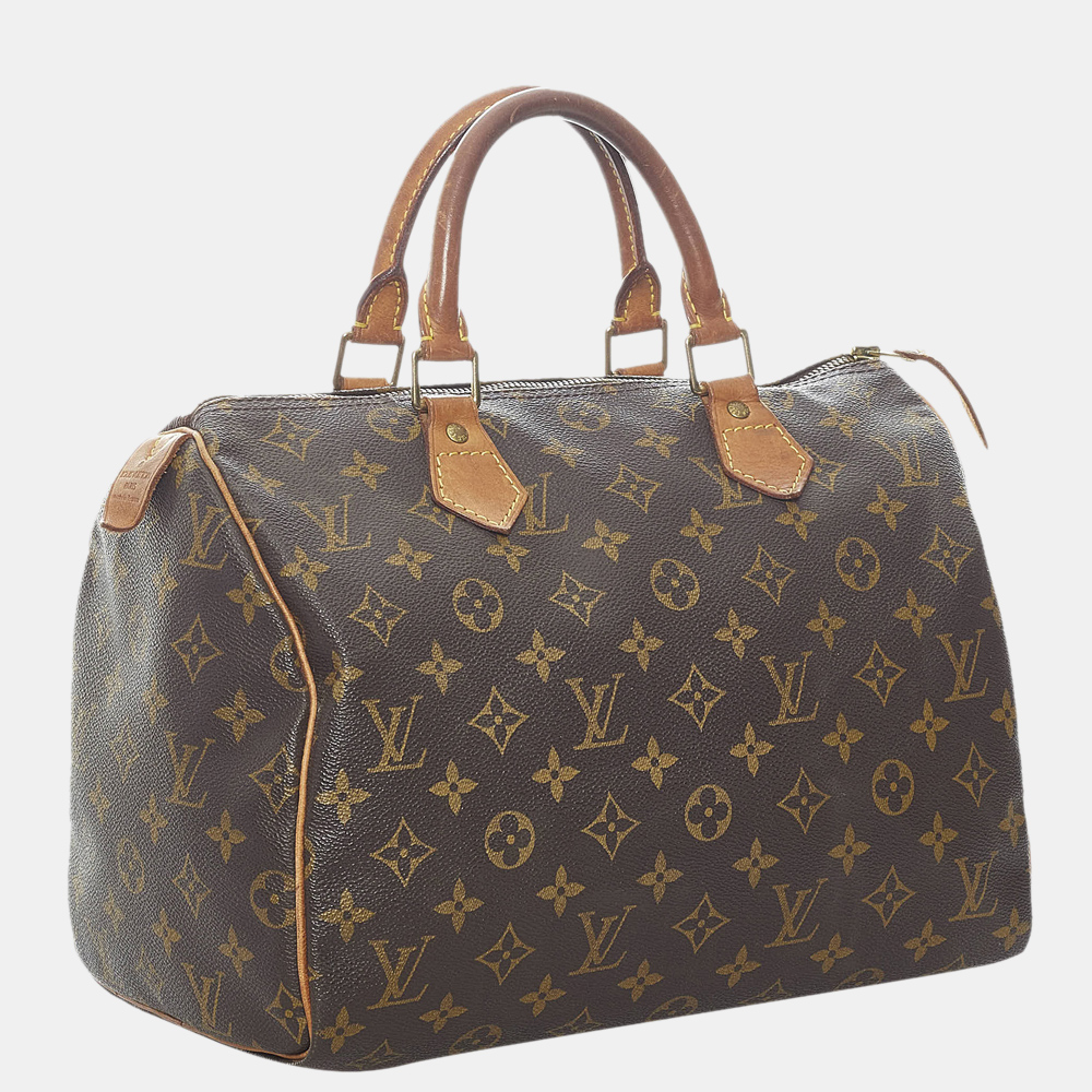 

Louis Vuitton Brown Monogram Speedy 30