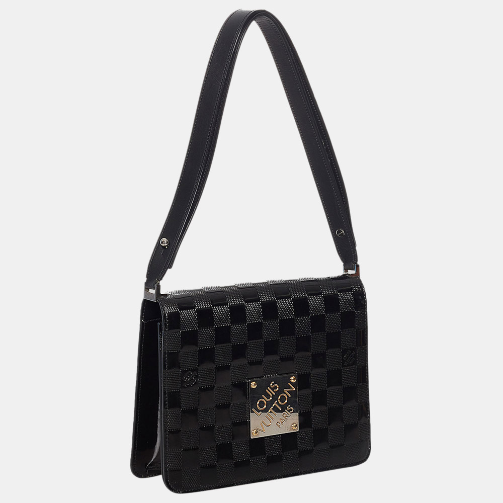 

Louis Vuitton Black Damier Vernis Cabaret Bag