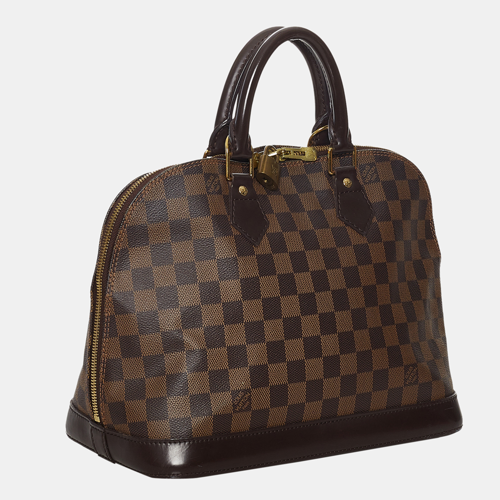 

Louis Vuitton Brown Damier Ebene Alma PM