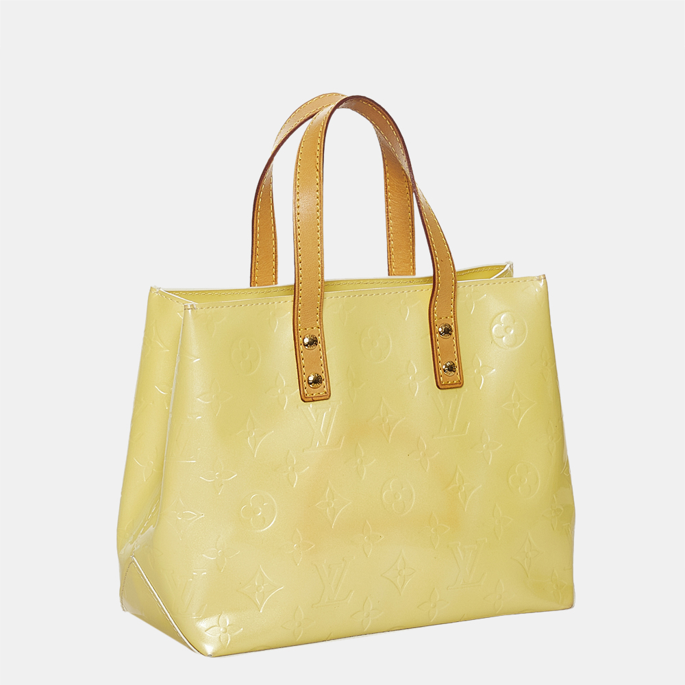 

Louis Vuitton Beige/Brown Vernis Reade PM