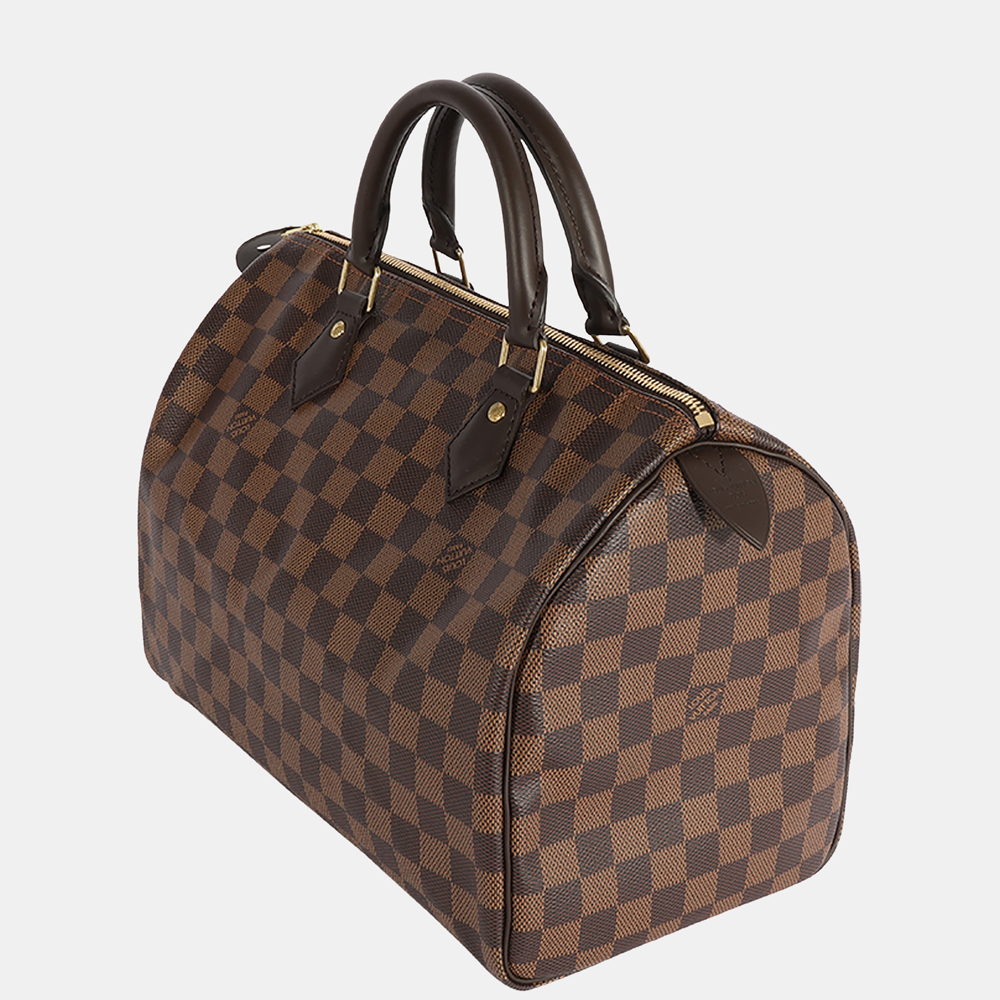 

Louis Vuitton Damier Ebene Canvas Speedy 30 Bag, Brown