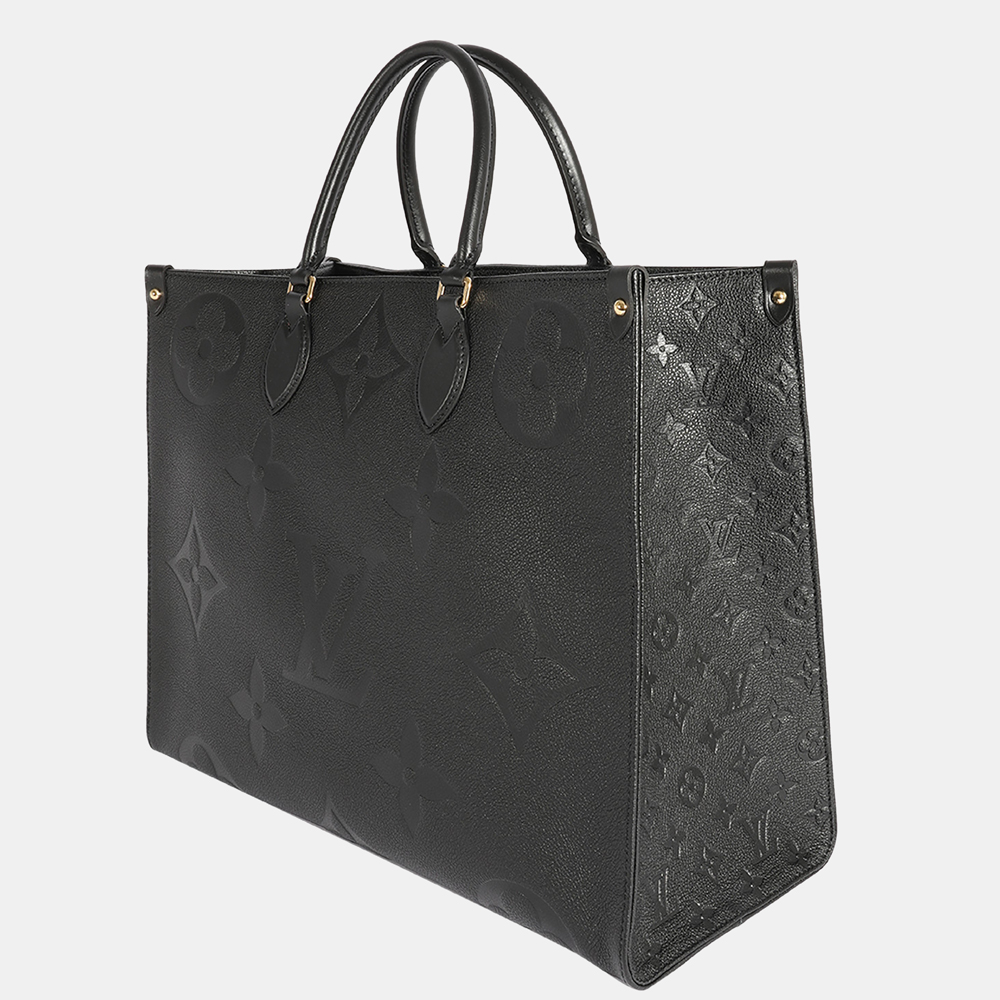 

Louis Vuitton Black Monogram Empreinte Canvas Onthego GM Tote Bag