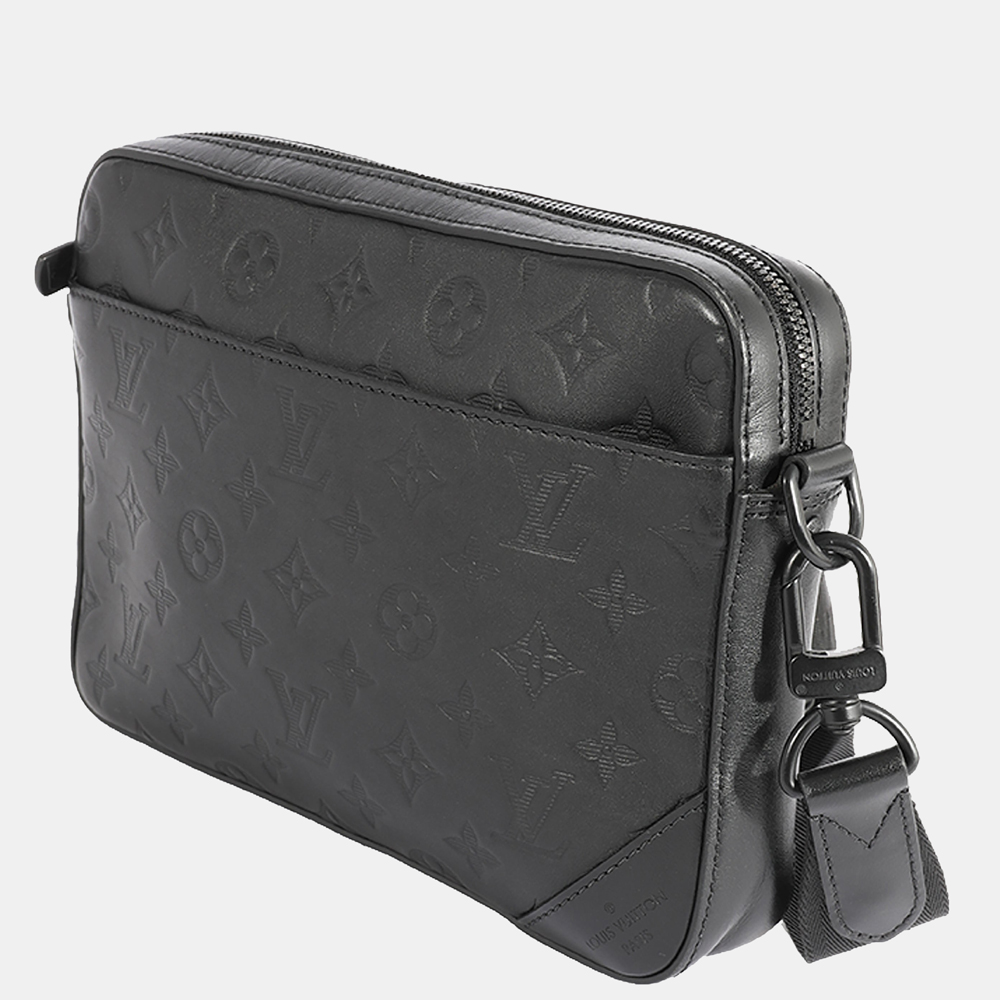 

Louis Vuitton Black Monogram Canvas Shadow Duo Messenger Crossbody Bag