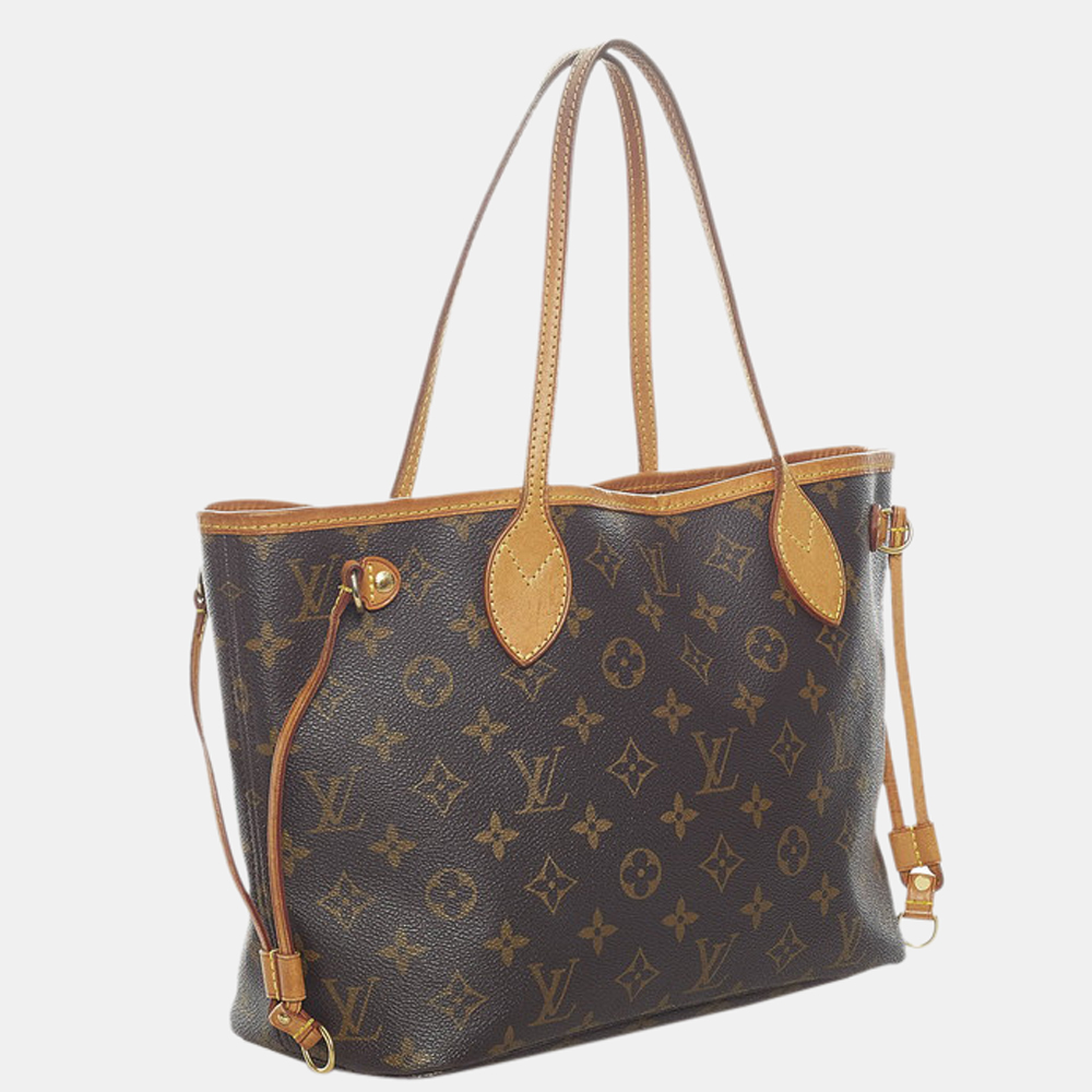 

Louis Vuitton Brown Monogram Canvas Neverfull PM Tote Bag