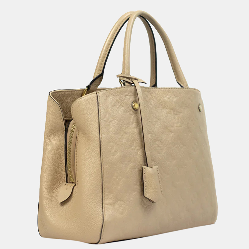 

Louis Vuitton Montaigne Shoulder bag in Beige Leather