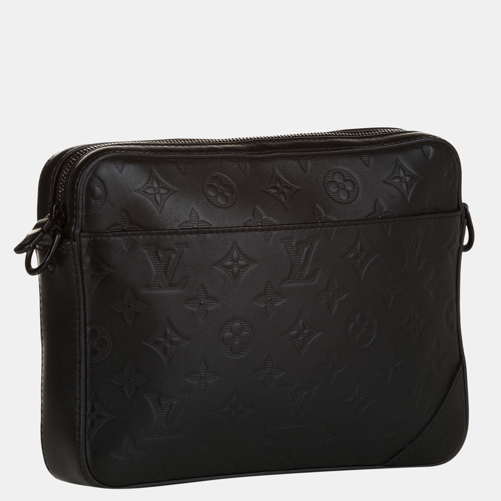 

Louis Vuitton Black Monogram Shadow Duo Messenger