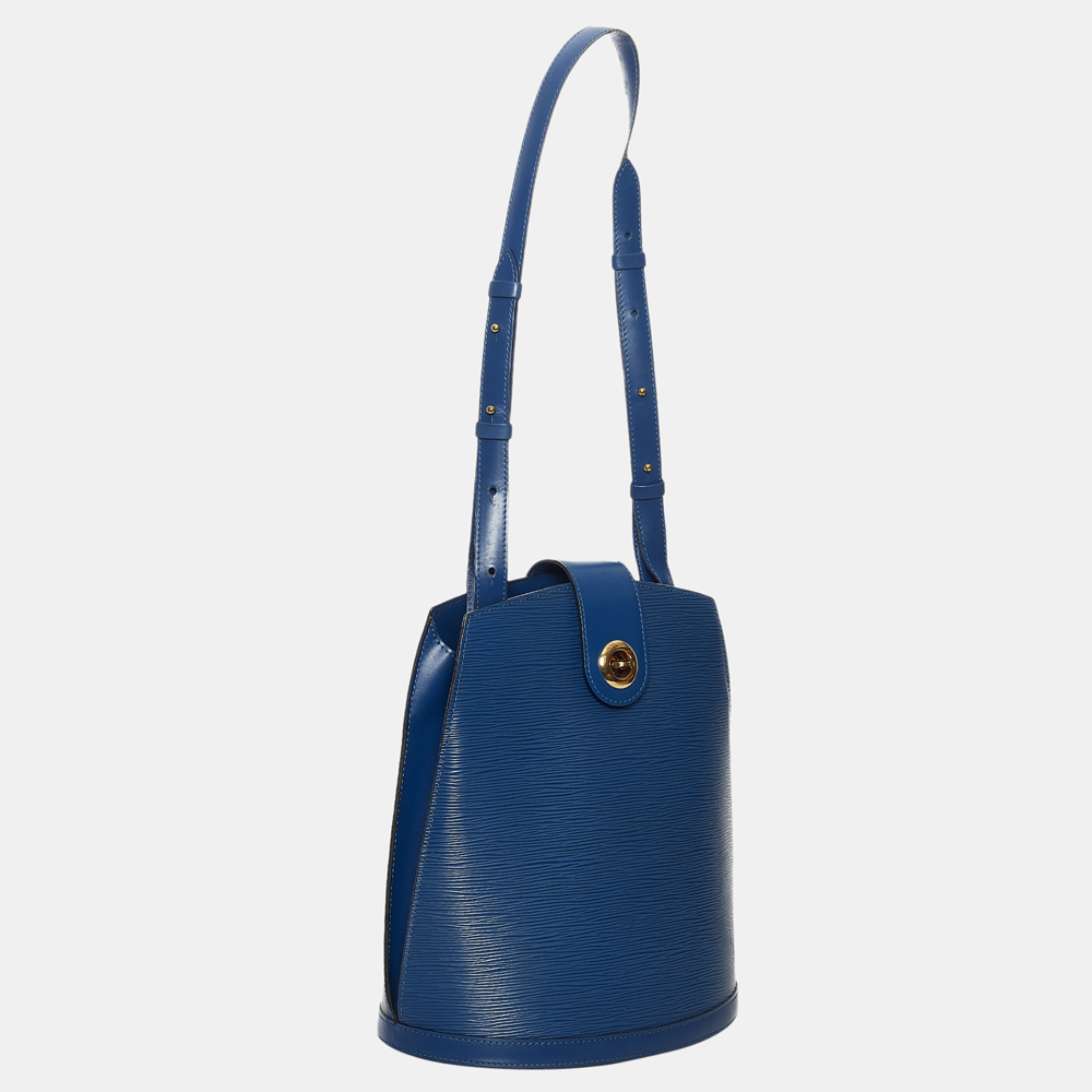 

Louis Vuitton Blue Epi Cluny