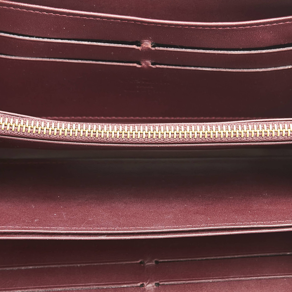 

Louis Vuitton Purple Monogram Vernis Zippy Long Wallet