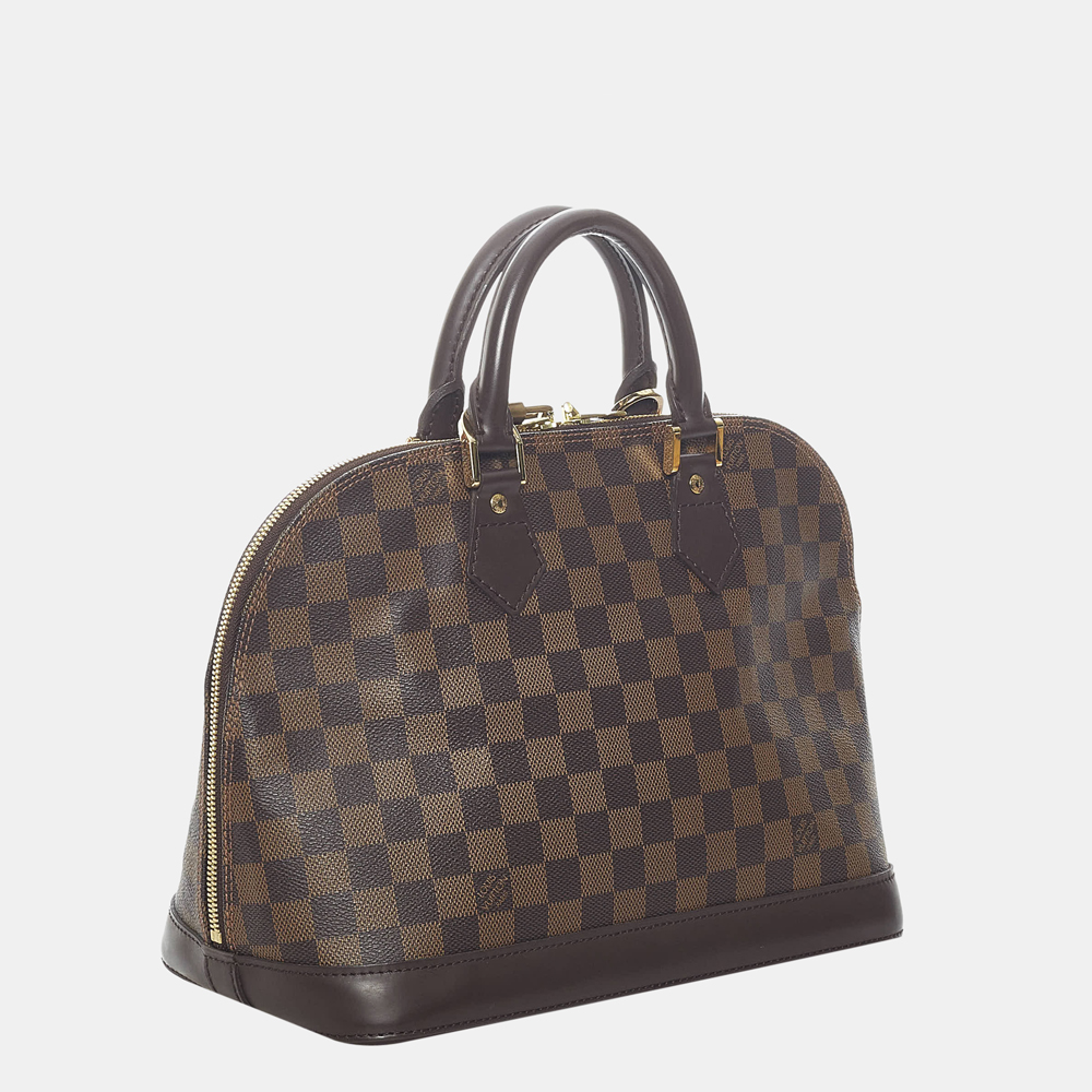 

Louis Vuitton Brown Damier Ebene Alma PM
