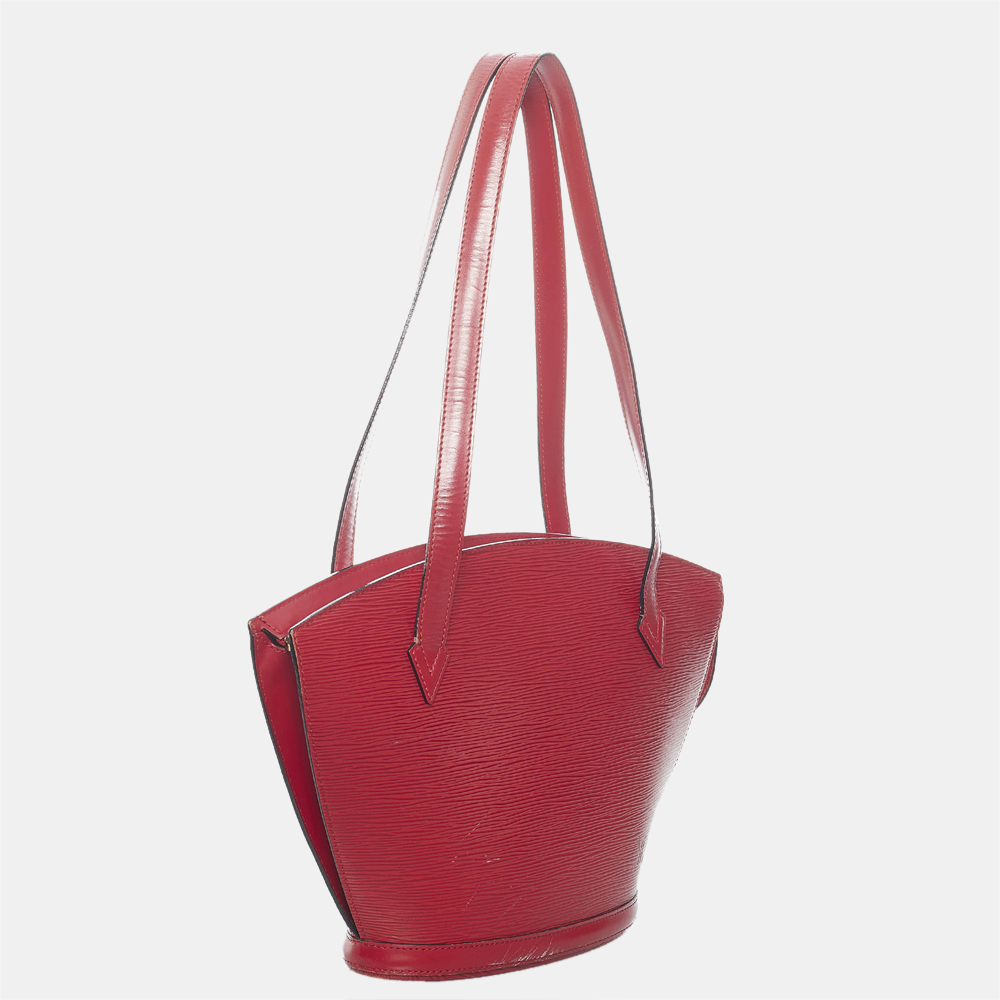 

Louis Vuitton Red Epi Saint Jacques Long Strap PM
