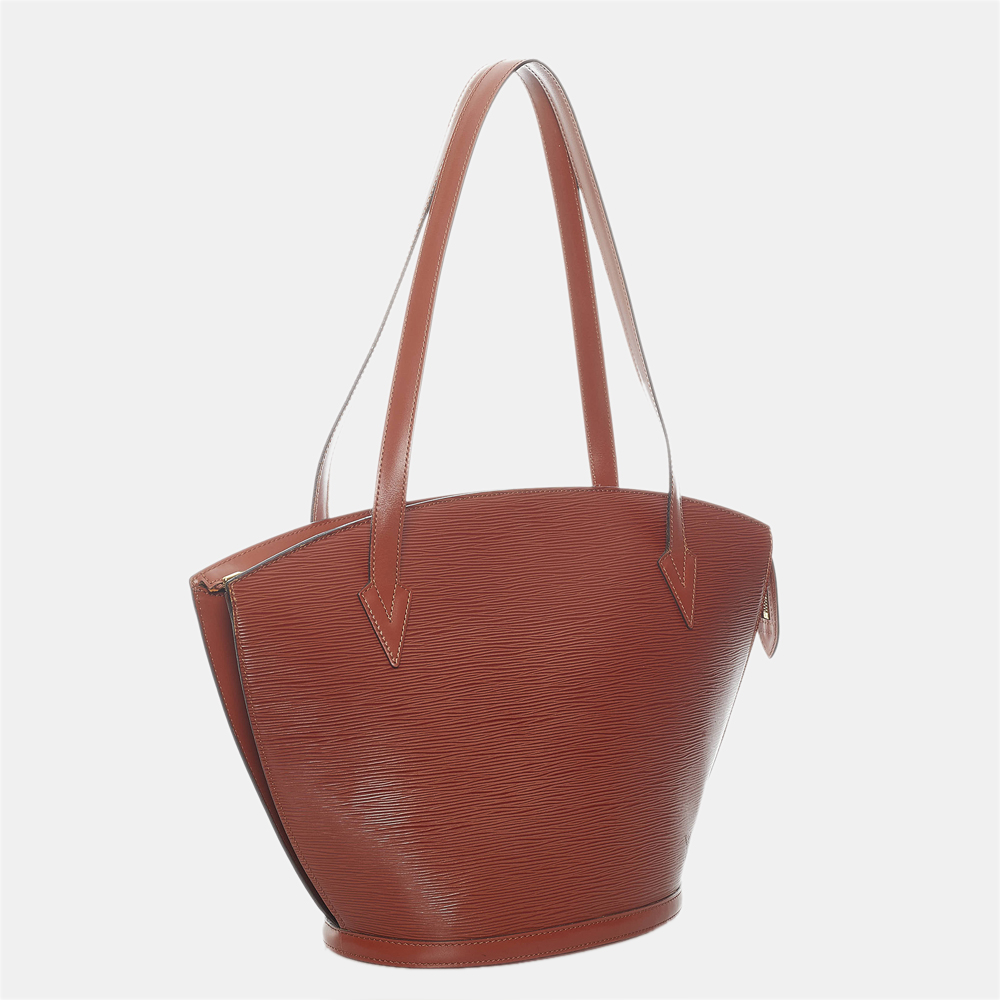 

Louis Vuitton Brown Epi Saint Jacques GM Long Strap