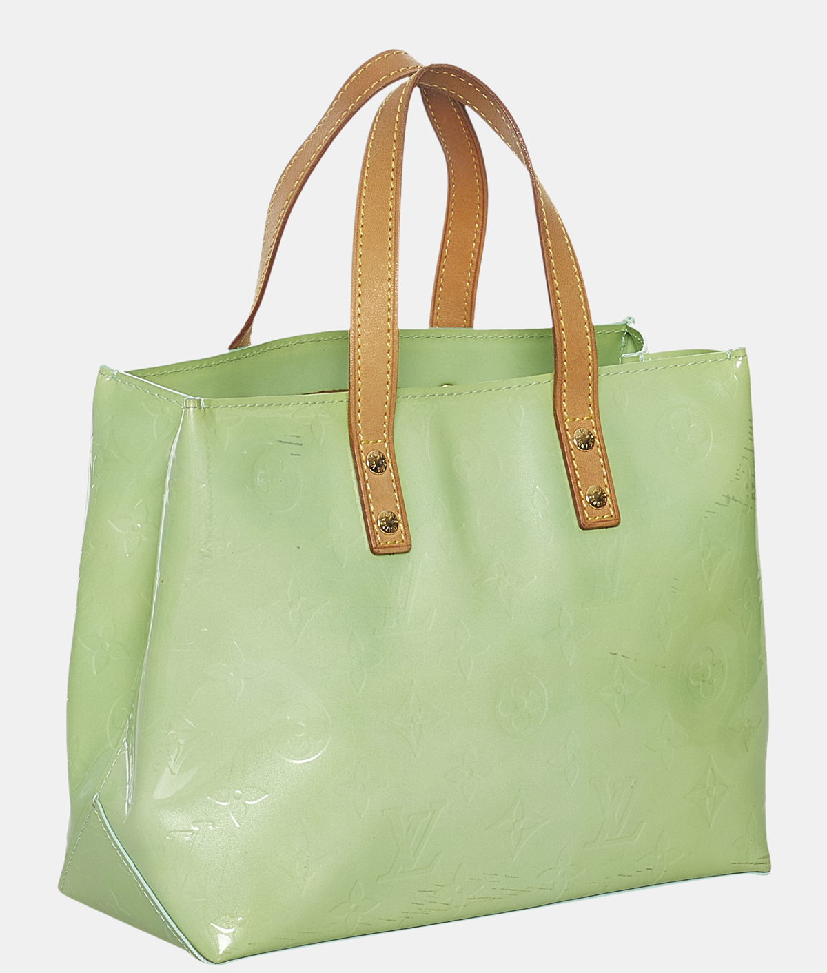

Louis Vuitton Brown/Green Vernis Reade PM