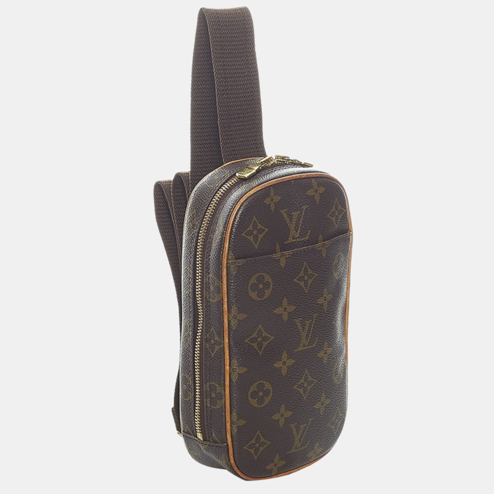 

Louis Vuitton Brown Monogram Canvas Pochette Gange Shoulder Bag