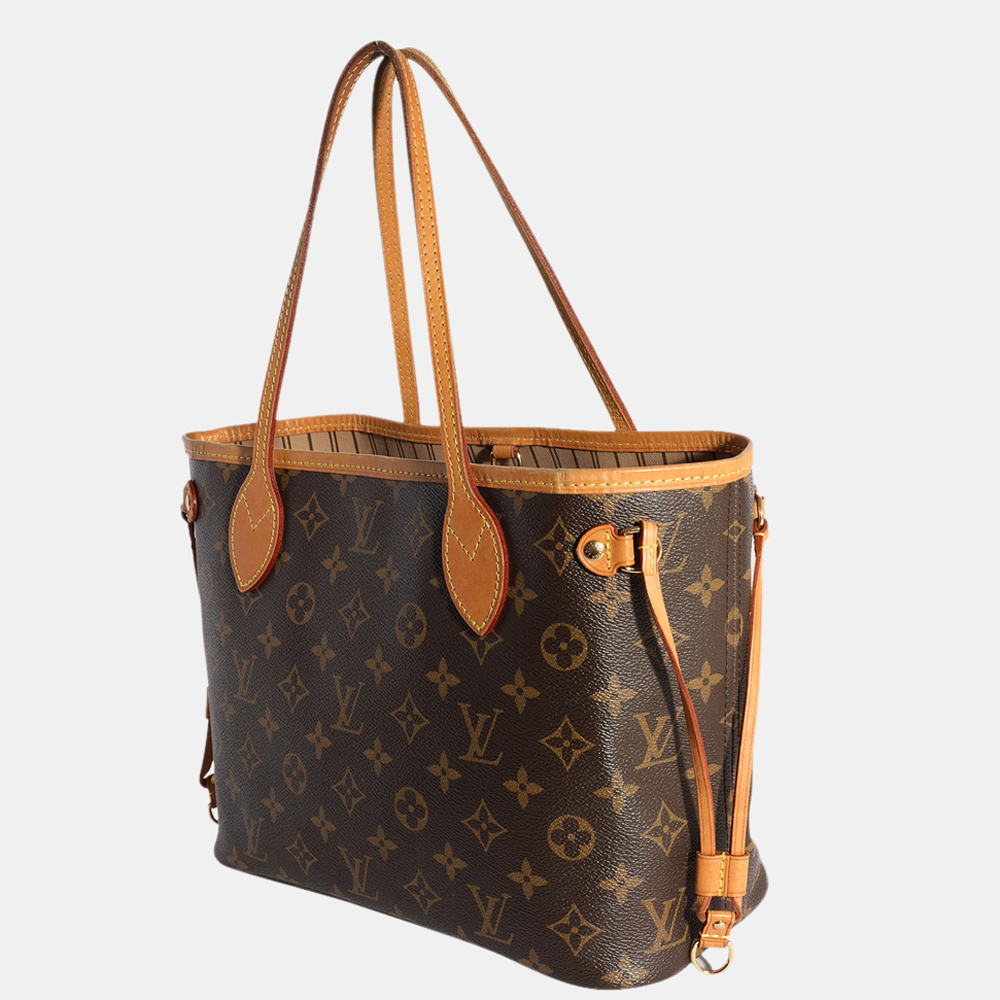 

Louis Vuitton Brown Monogram Canvas Neverfull PM Tote Bag