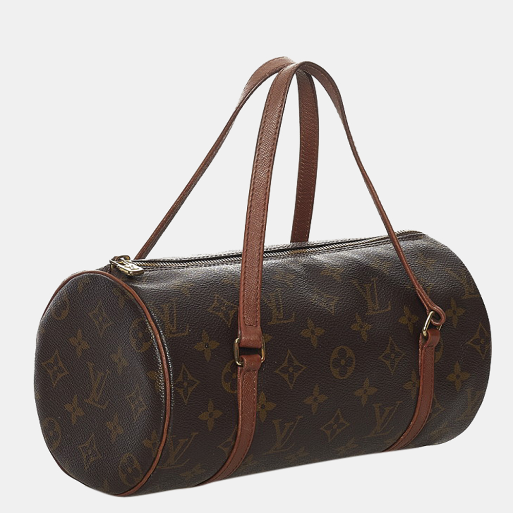 

Louis Vuitton Brown Monogram Canvas Papillon 25 Satchel Bag