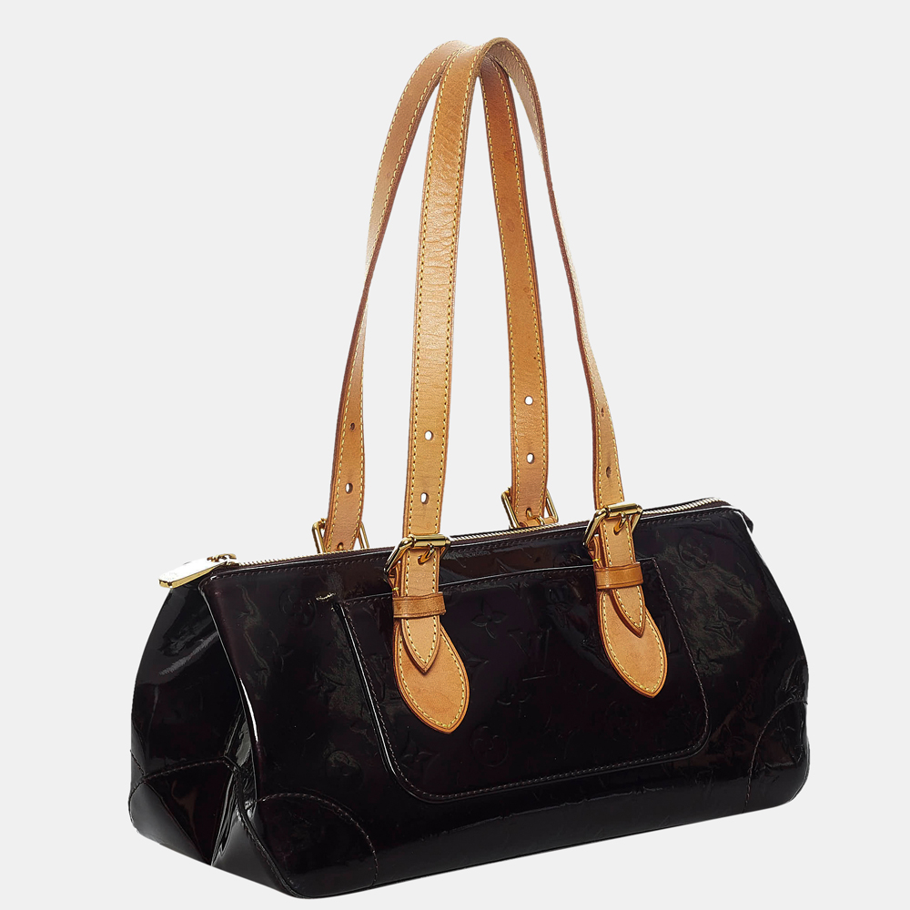 

Louis Vuitton Brown/Purple Vernis Rosewood