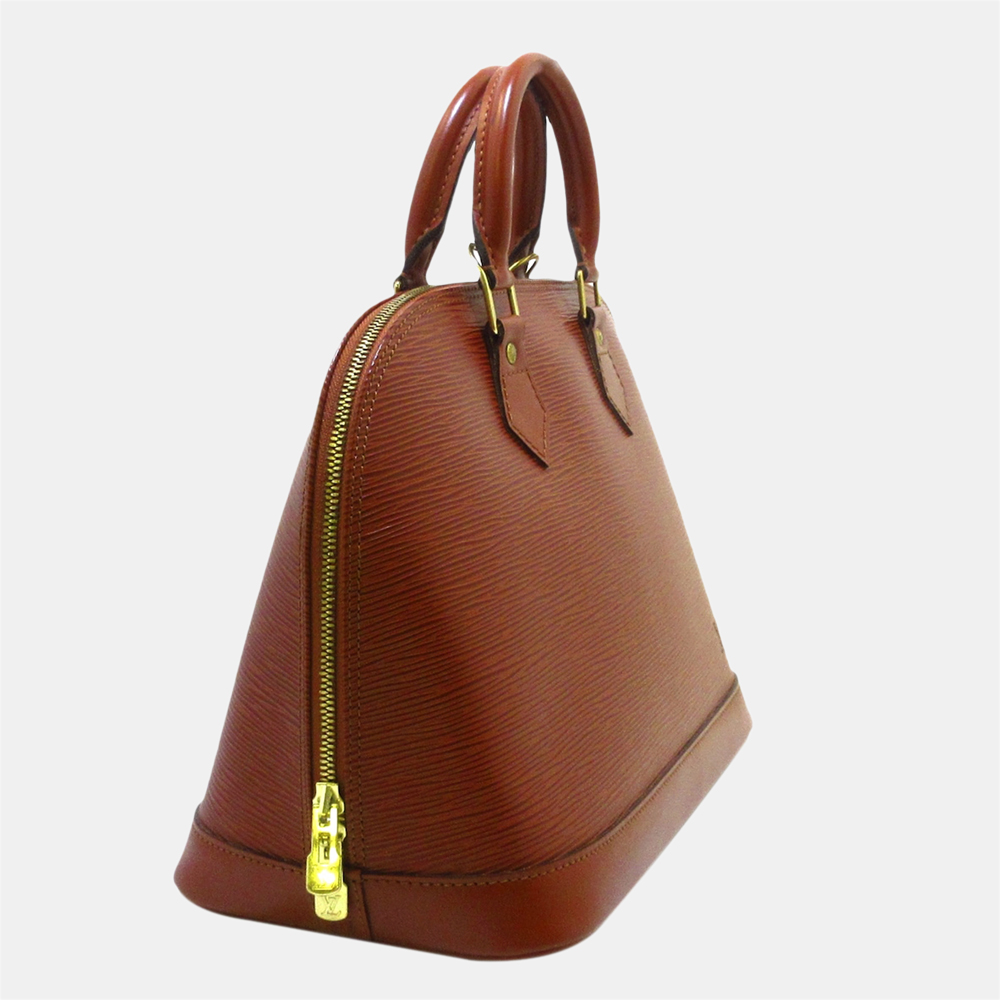 

Louis Vuitton Brown Epi Alma PM