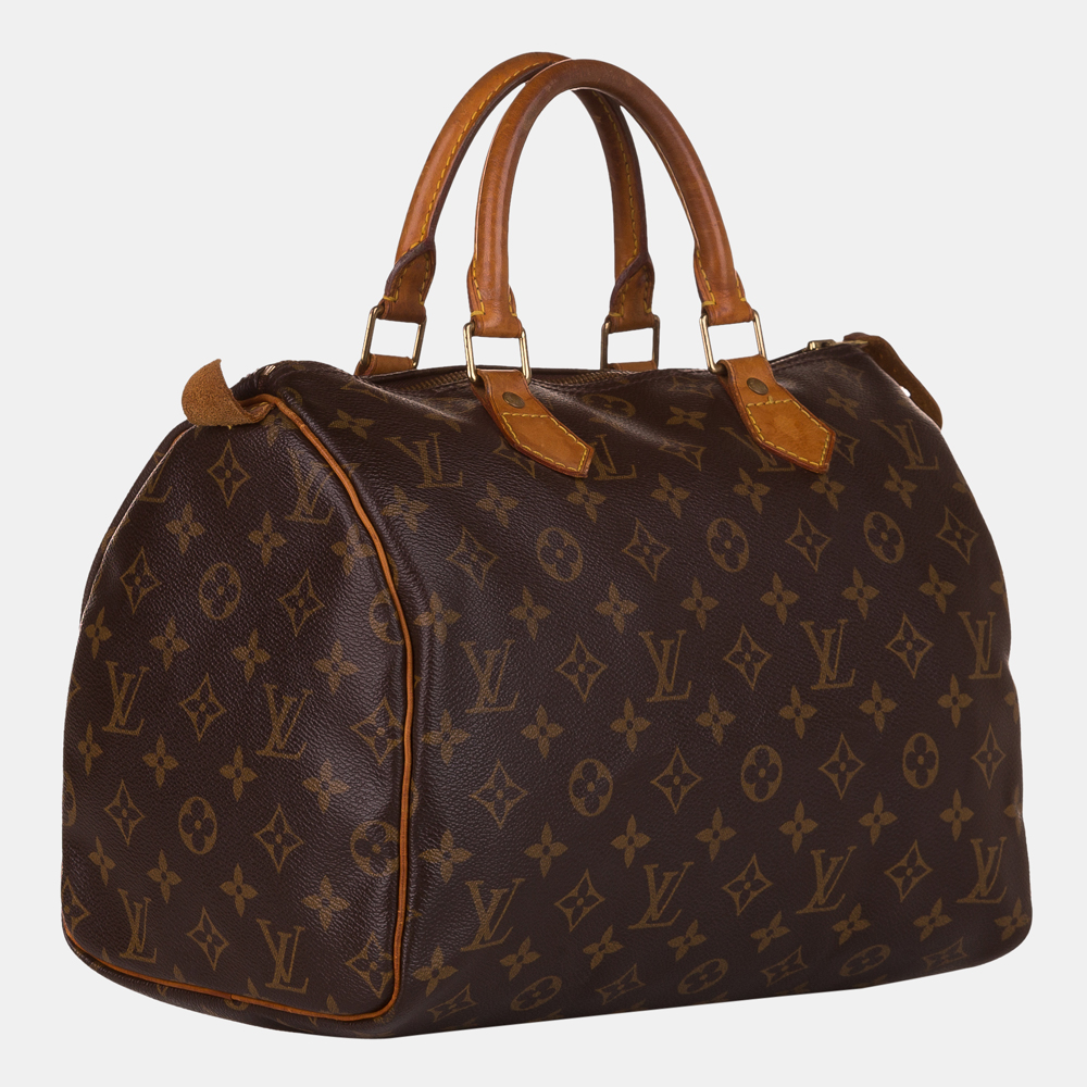 

Louis Vuitton Brown Monogram Speedy 30