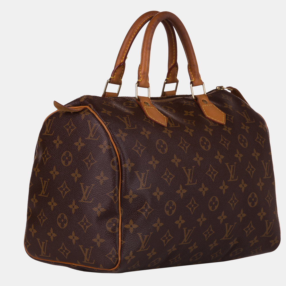 

Louis Vuitton Brown Monogram Speedy 30