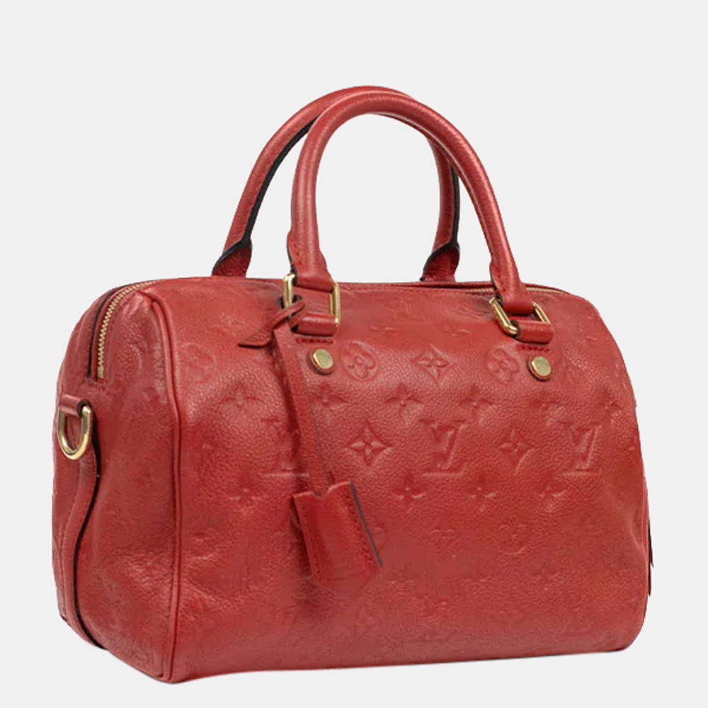 

LOUIS VUITTON Speedy Empreinte 25 Shoulder bag in Red Leather