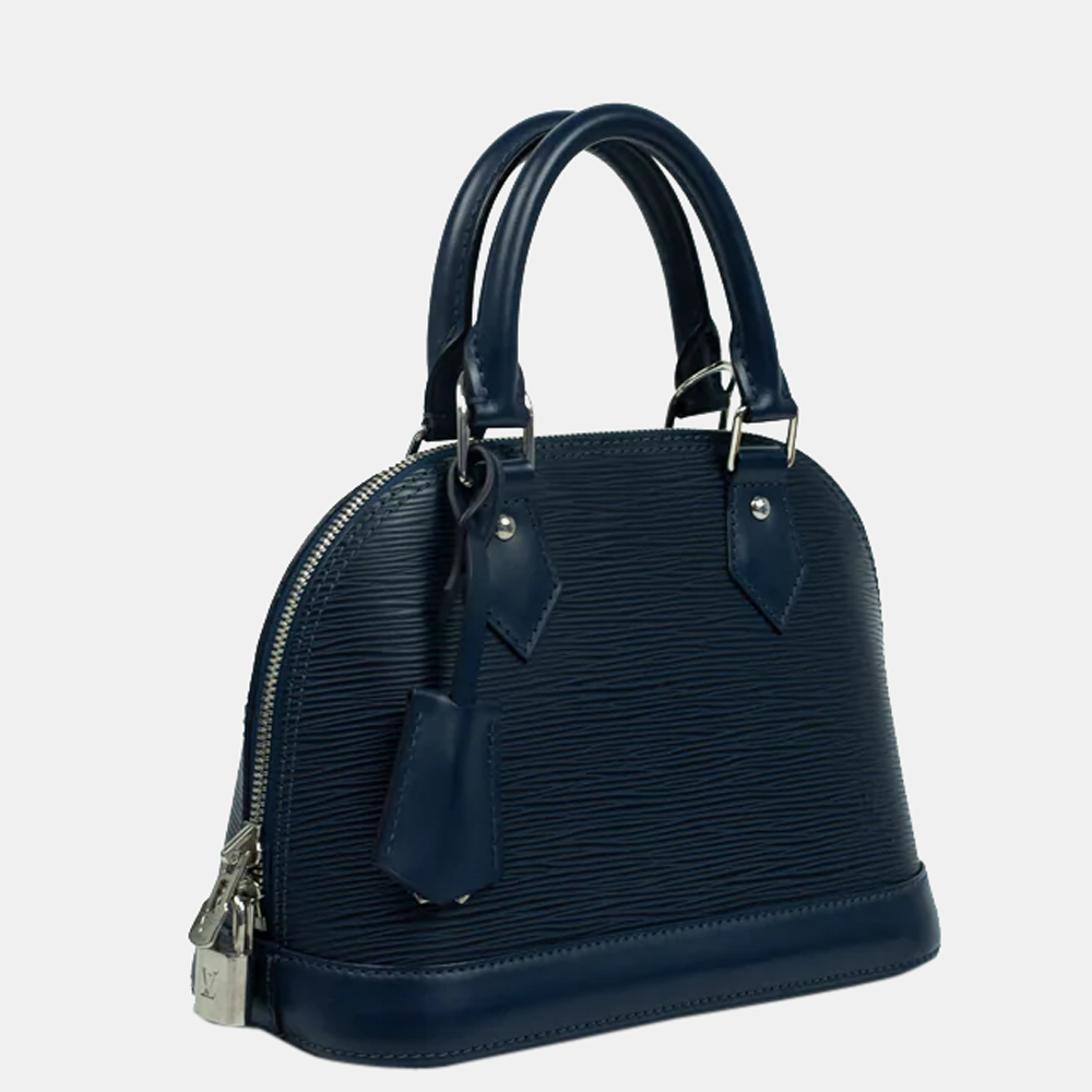 

Louis Vuitton Blue Epi Leather Alma BB Bag