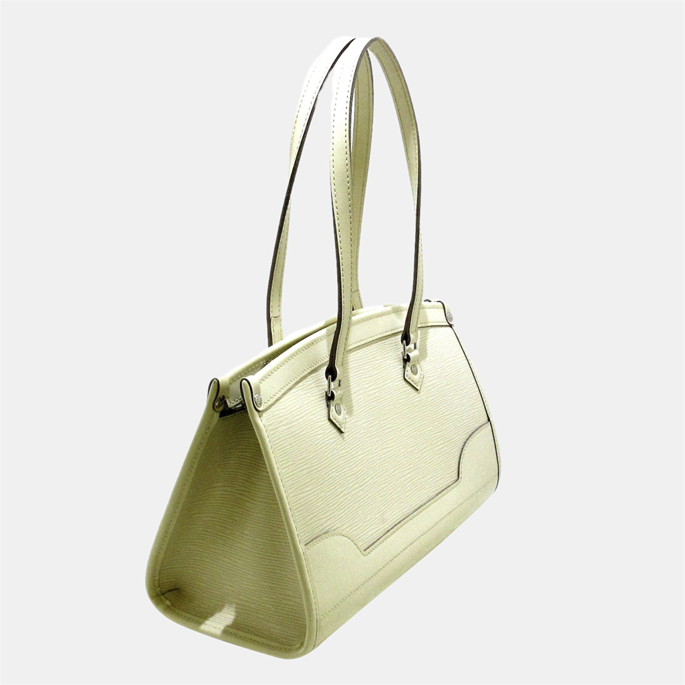 

Louis Vuitton White Epi Madeleine PM