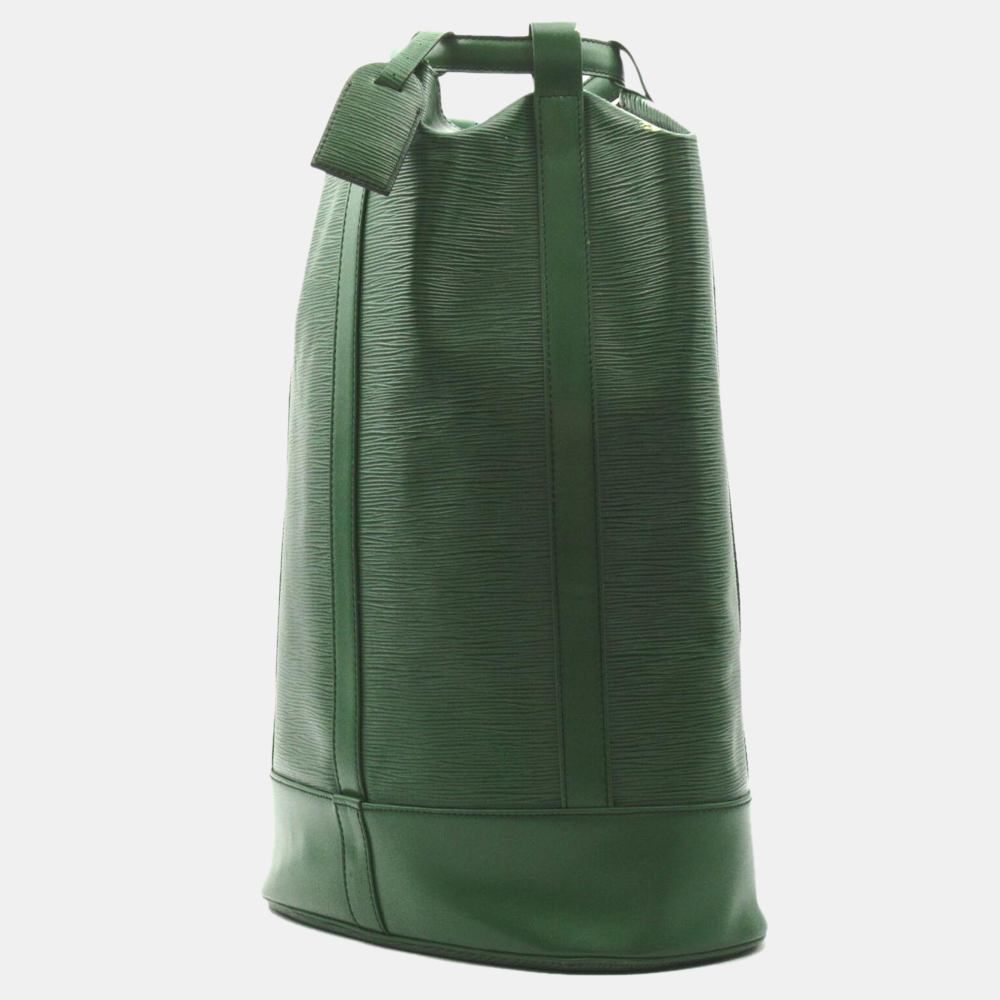 

Louis Vuitton Green Epi Leather Randonne GM Shoulder Bag