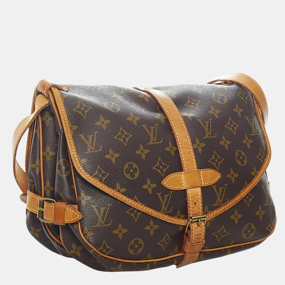 

Louis Vuitton Brown Monogram Canvas Saumur 30 Shoulder Bag