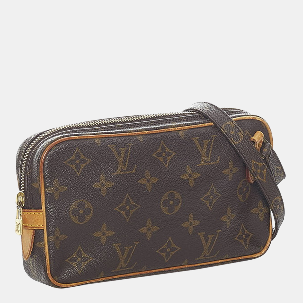 

Louis Vuitton Brown Canvas Monogram Marly Bandouliere Shoulder Bag