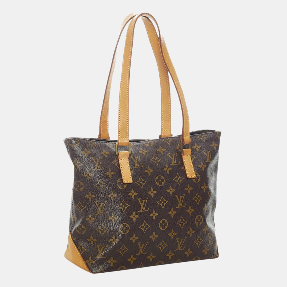 

Louis Vuitton Brown Canvas Monogram Cabas Piano Tote Bag