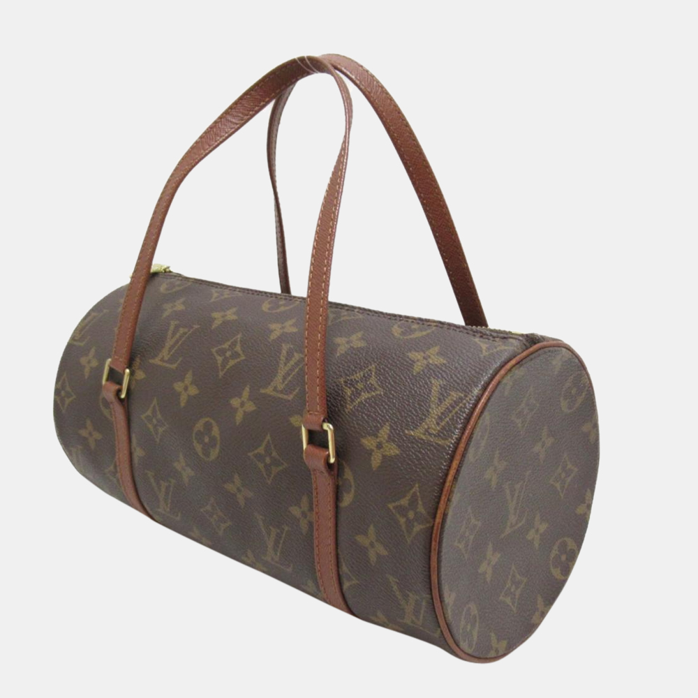 

Louis Vuitton Brown Canvas Monogram Papillon 30 Satchel Bag