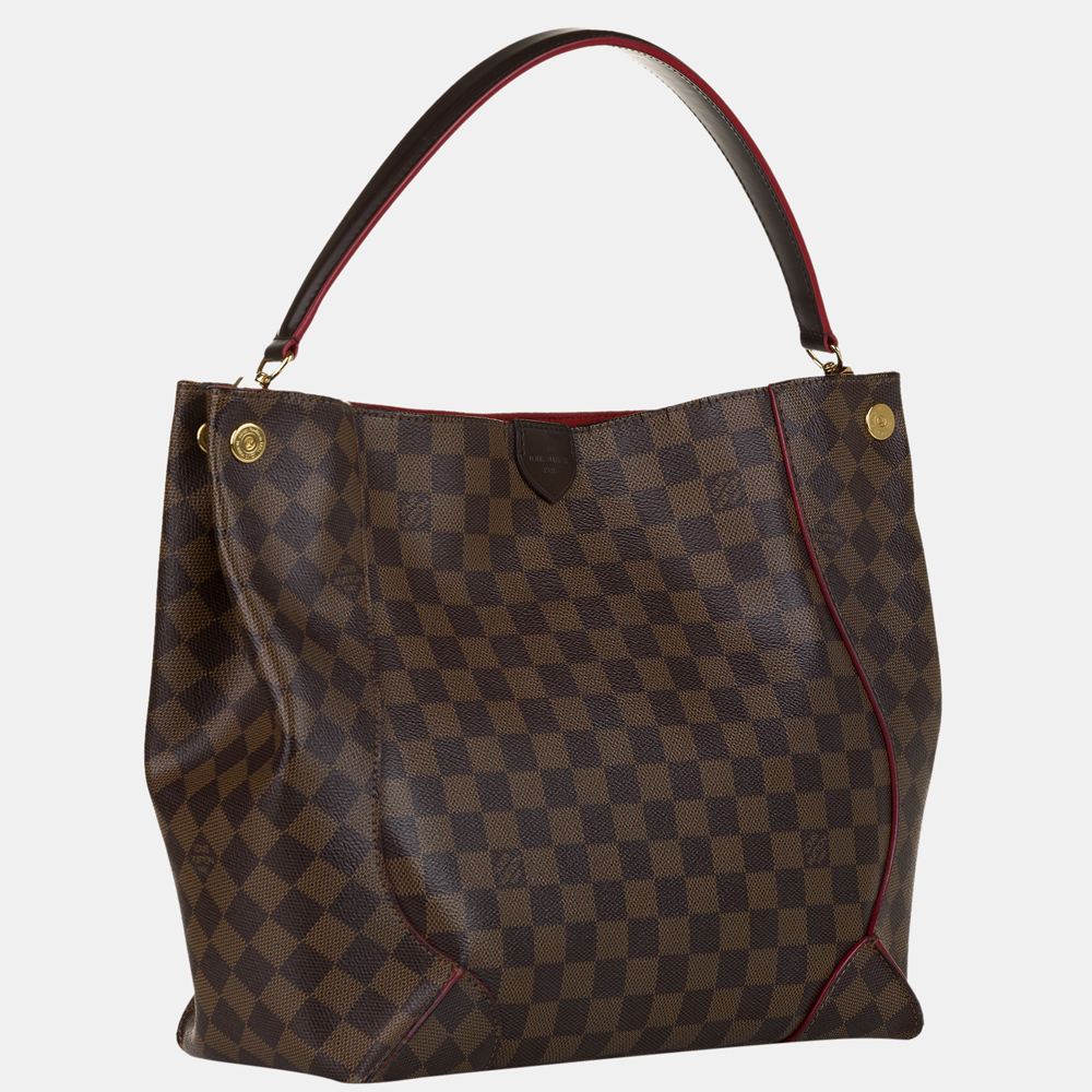 

Louis Vuitton Brown Damier Ebene Caissa Hobo