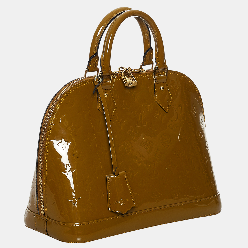 

Louis Vuitton Brown Vernis Alma PM