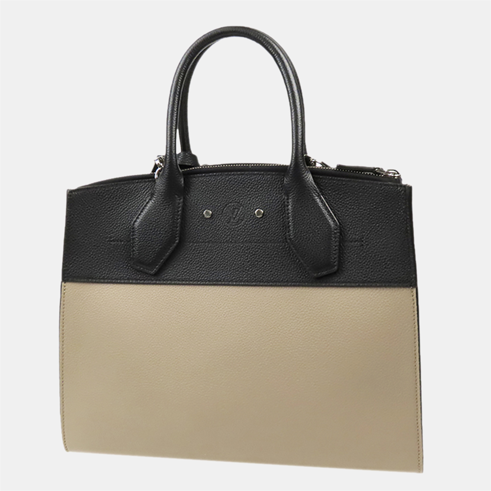 

Louis Vuitton Black/Brown City Steamer MM