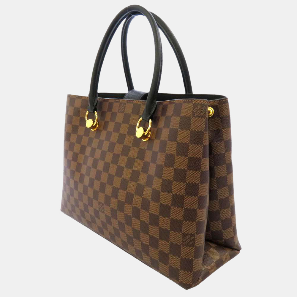 

Louis Vuitton Brown Damier Ebene Canvas Riverside Tote Bag