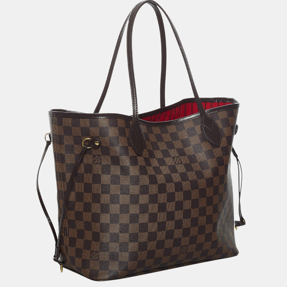 

Louis Vuitton Brown Damier Ebene Neverfull MM