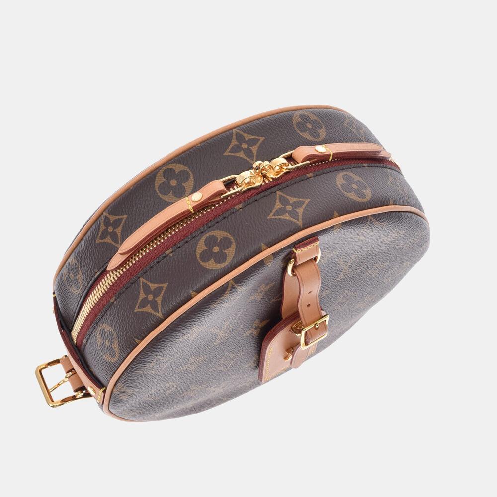 

Louis Vuitton Brown Monogram Coated Canvas Leather Boite Chapeau Souple MM Shoulder Bag