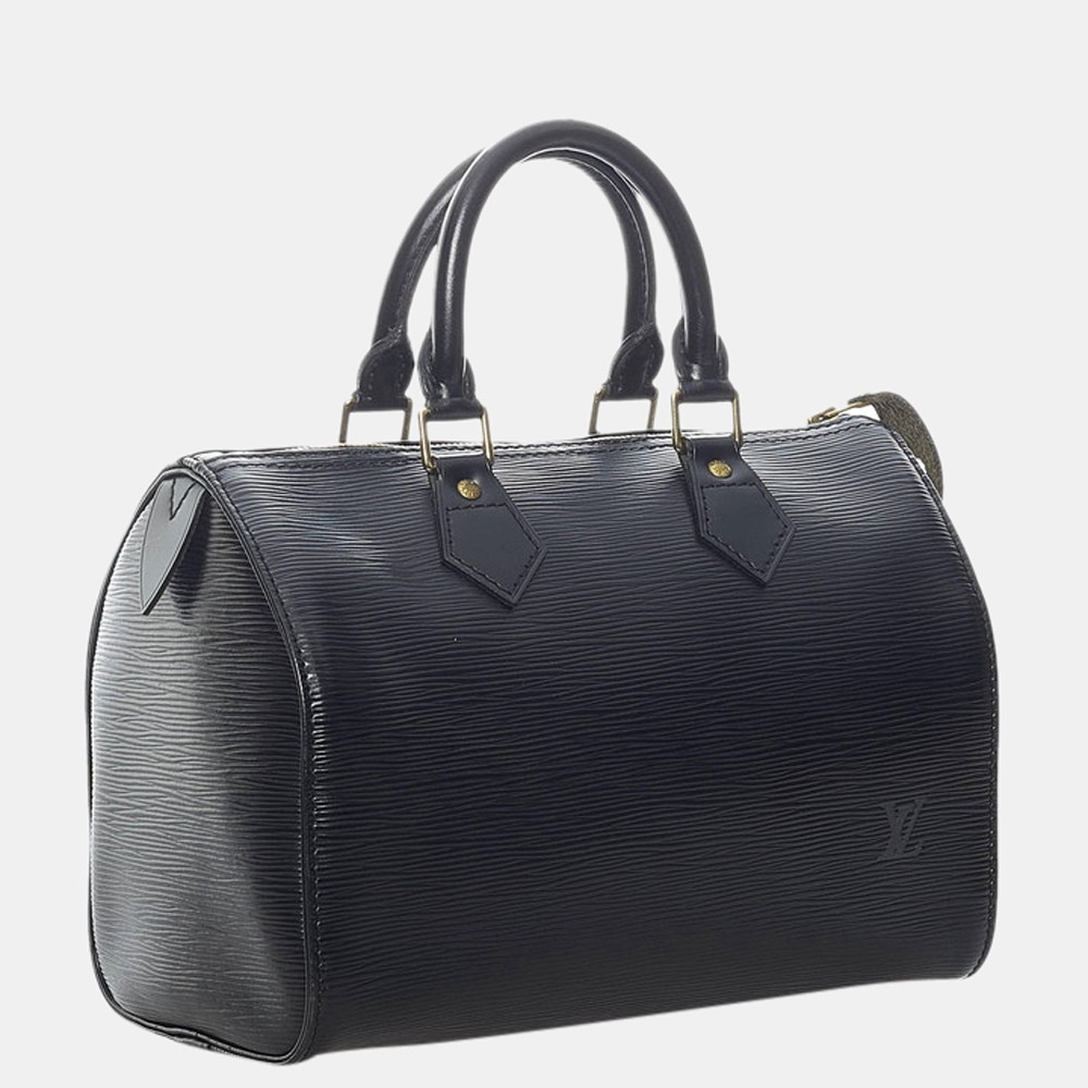 

Louis Vuitton Black Epi Leather Speedy 25 Bag