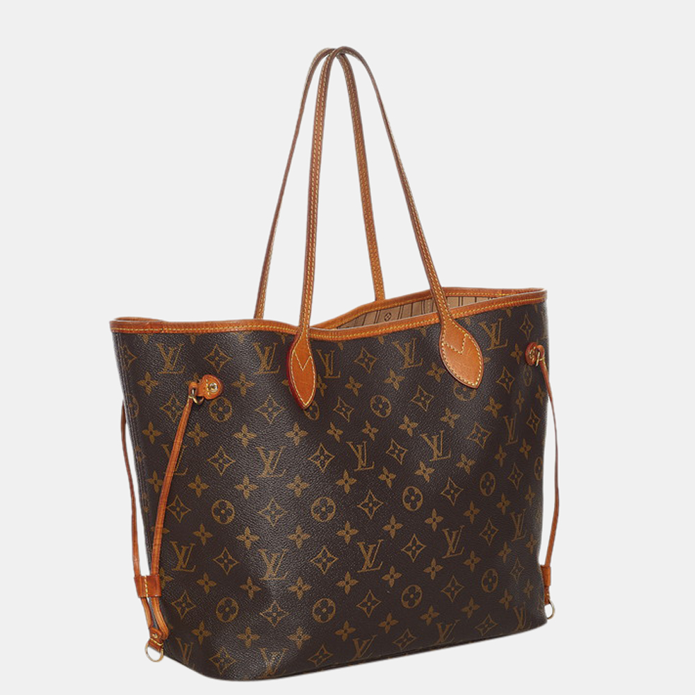 

Louis Vuitton Brown Monogram Neverfull MM Bag