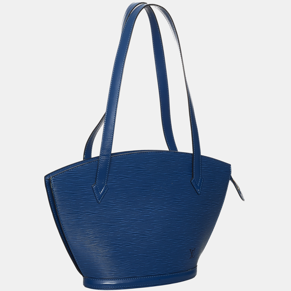 

Louis Vuitton Blue Epi Saint Jacques PM Long Strap