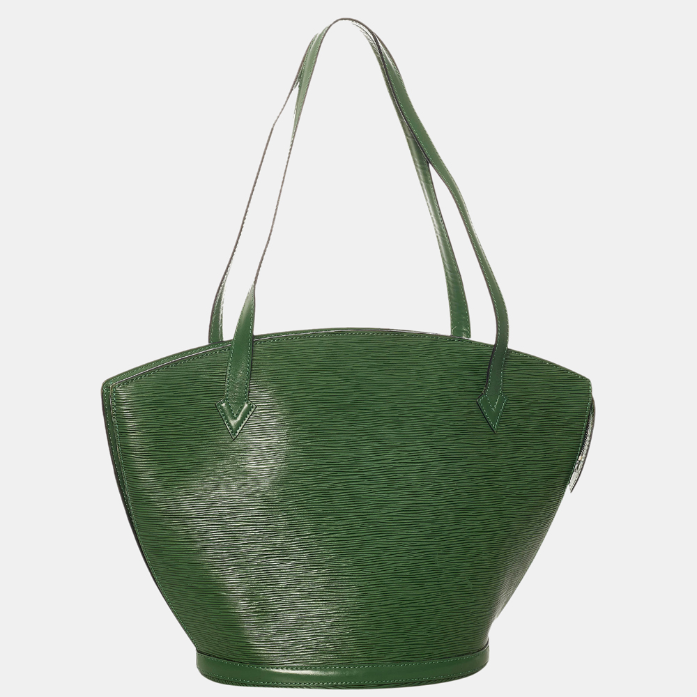 

Louis Vuitton Green Epi Saint Jacques GM Long Strap