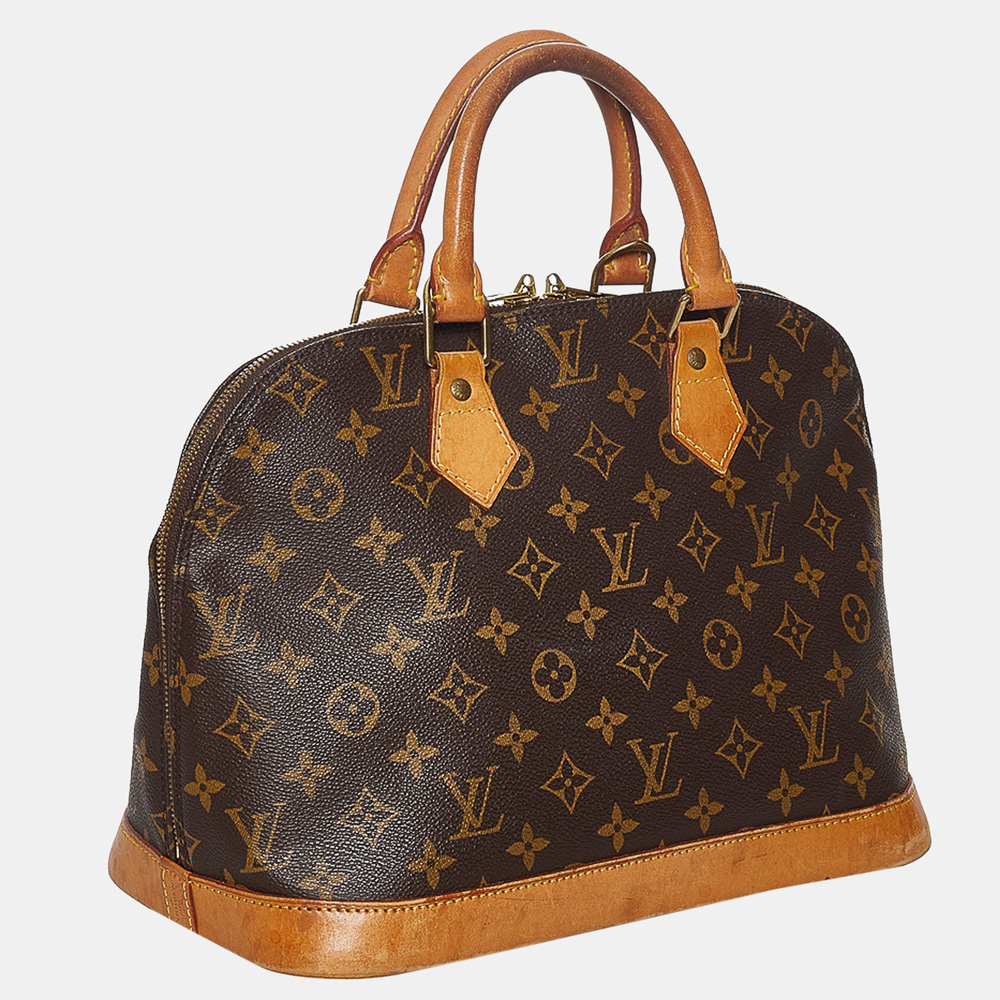 

Louis Vuitton Brown Monogram Alma PM