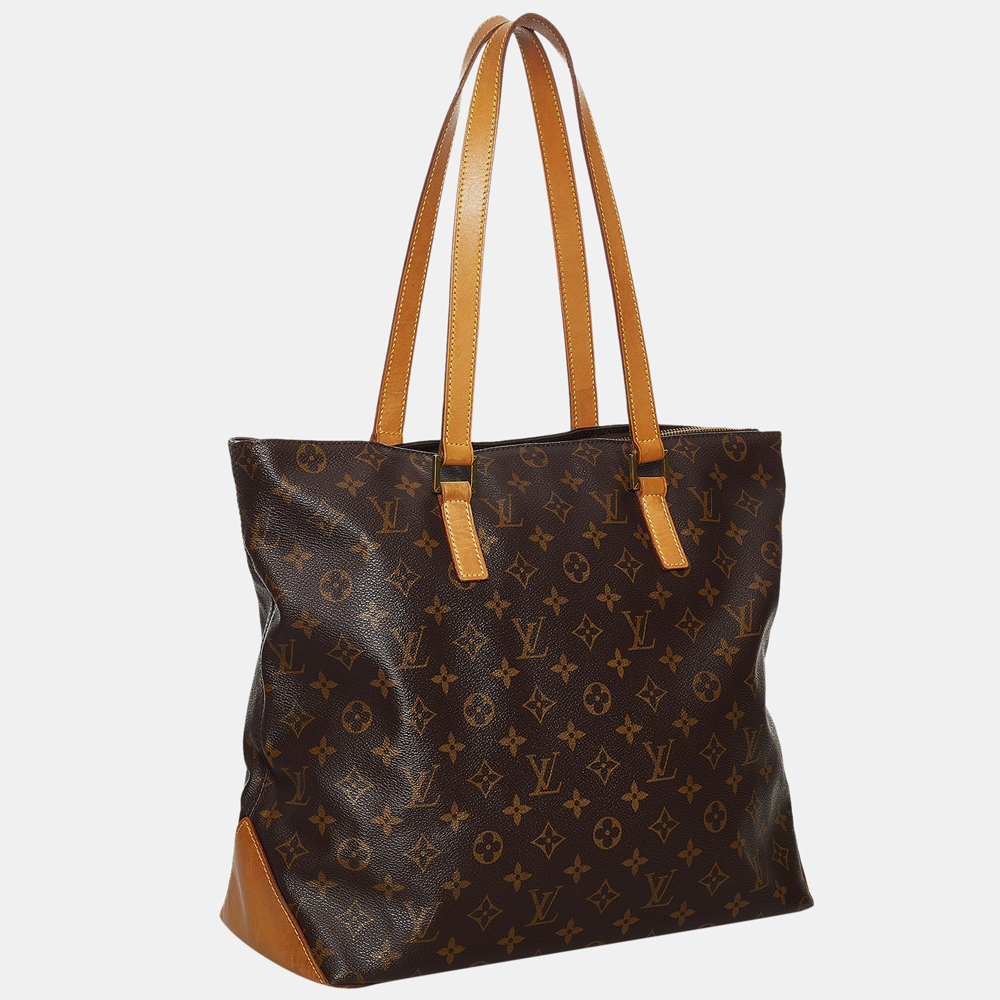 

Louis Vuitton Brown Monogram Cabas Mezzo