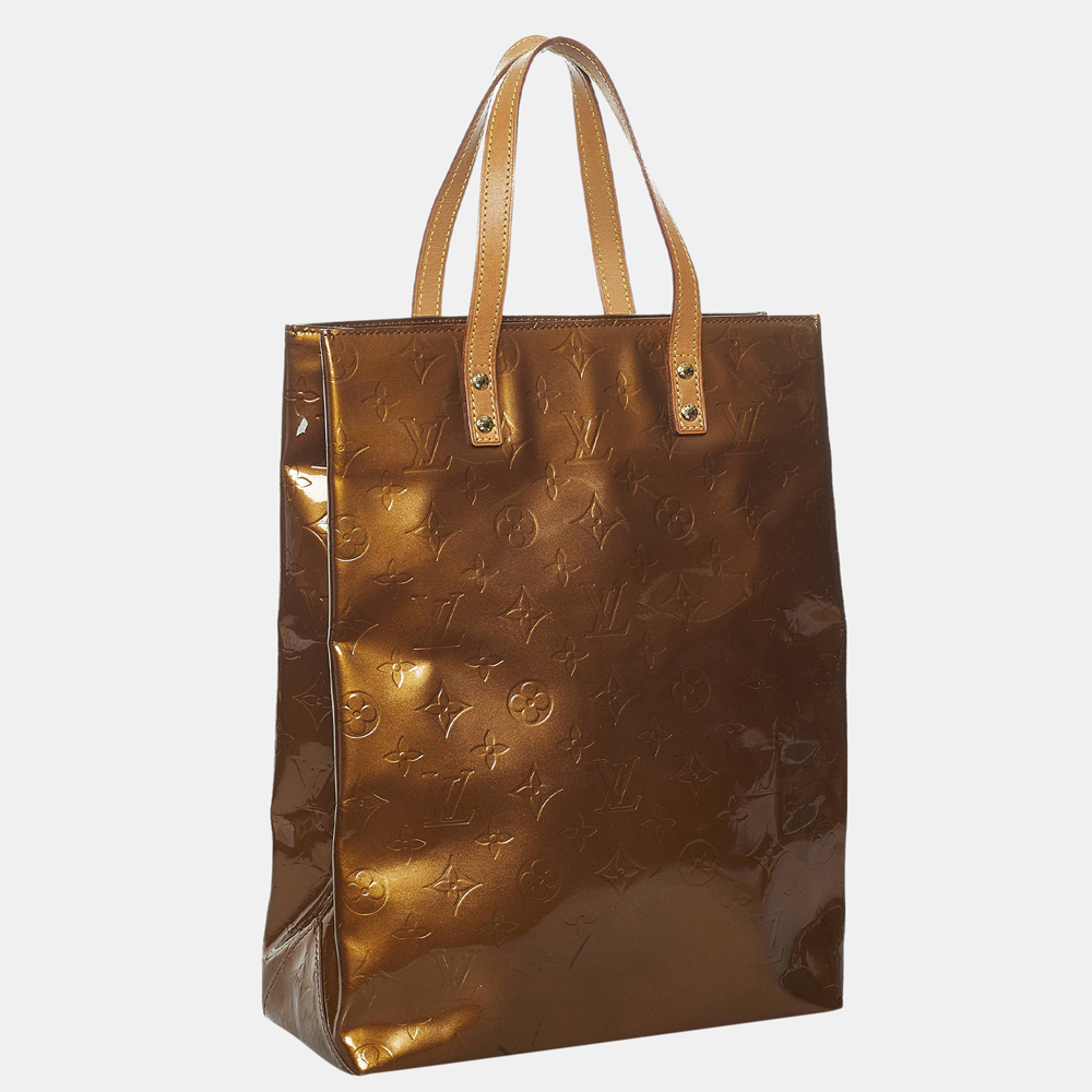 

Louis Vuitton Brown Vernis Reade MM