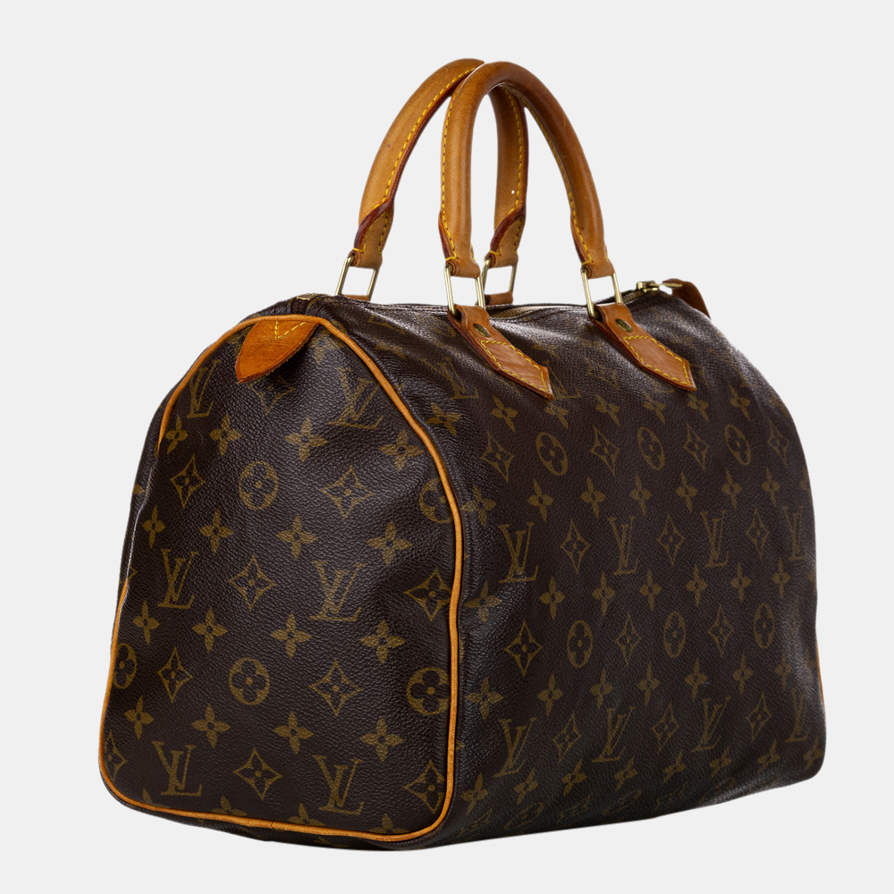 

Louis Vuitton Brown Monogram Speedy 30