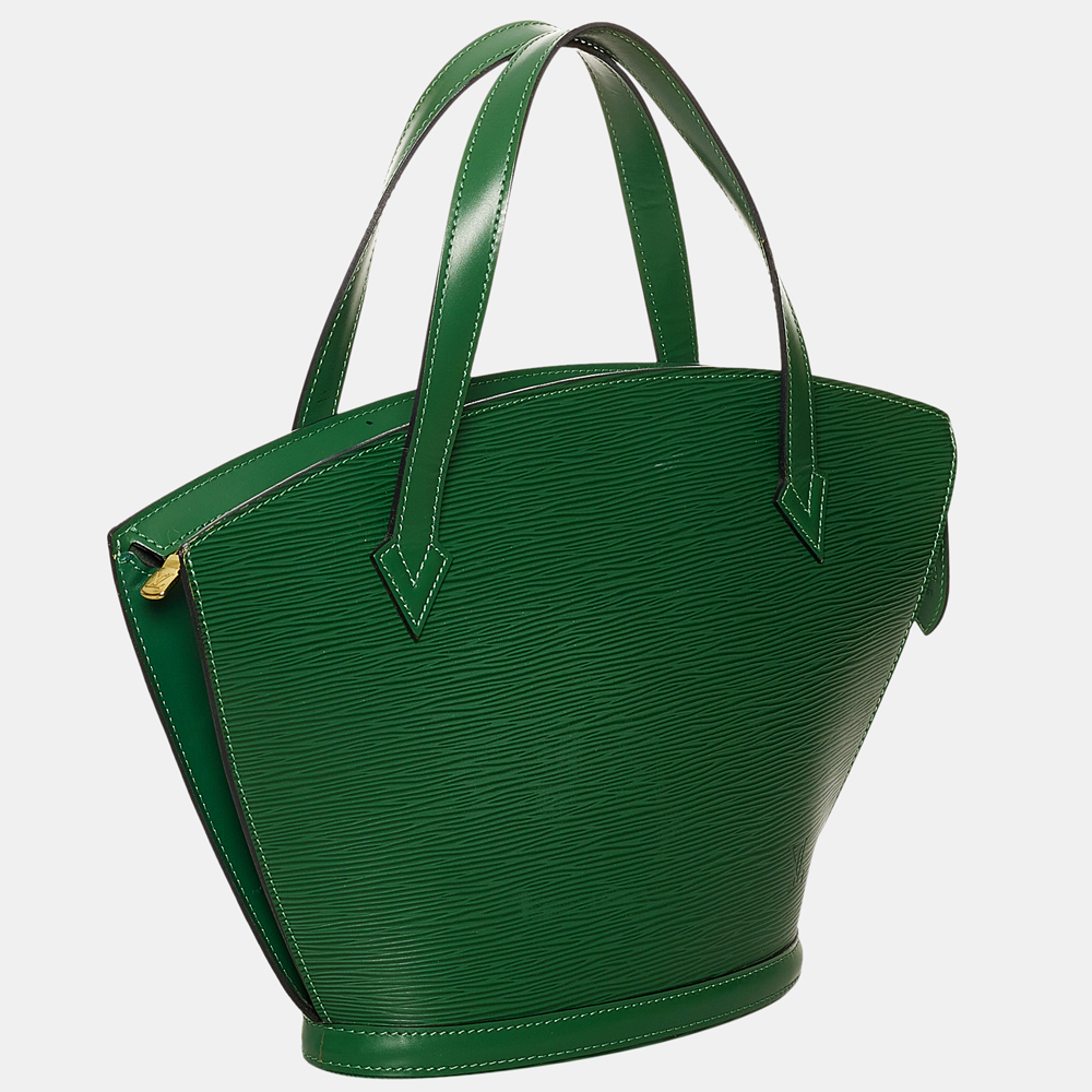 

Louis Vuitton Brown Epi Saint Jacques PM Short Strap, Green