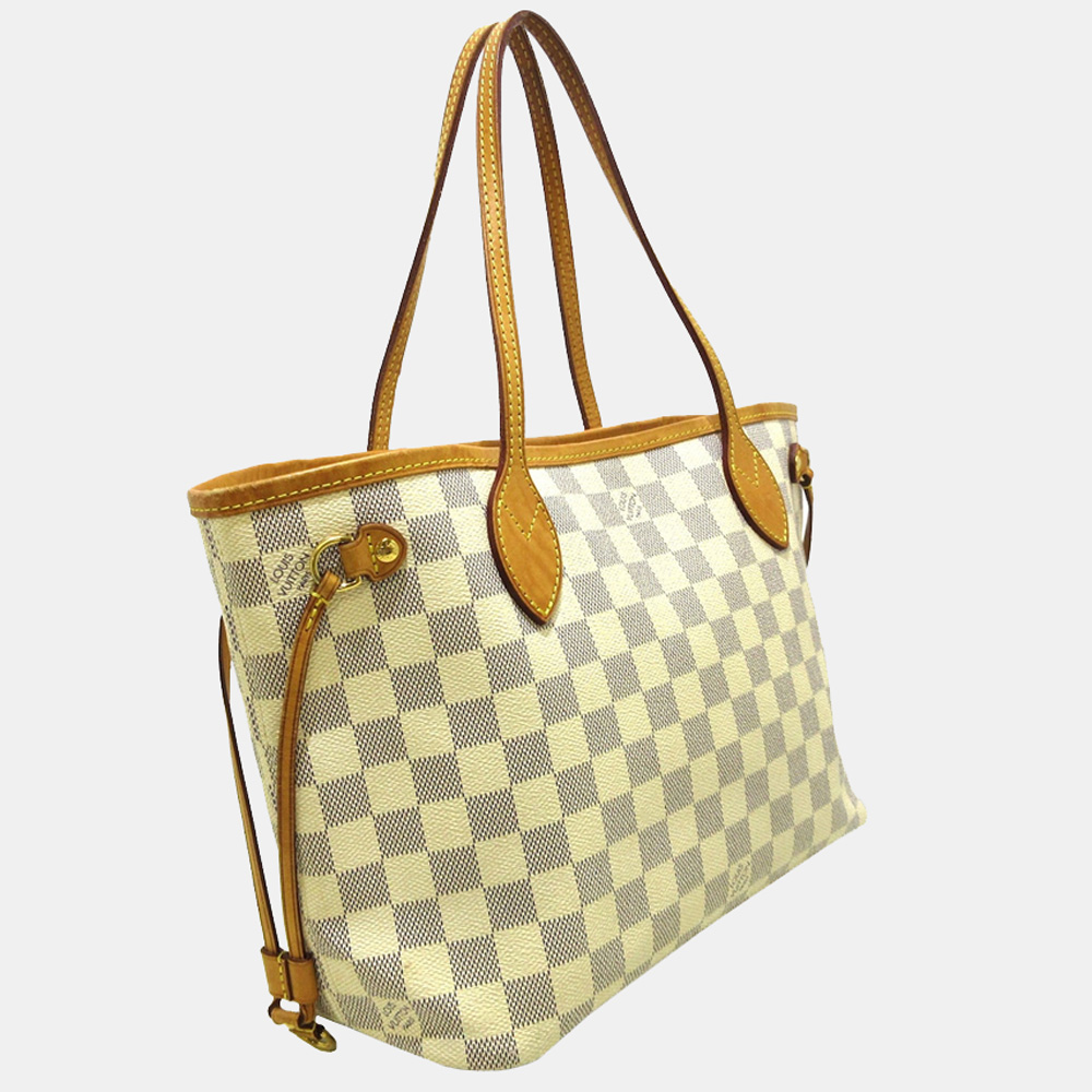 

Louis Vuitton Blue/White Damier Azur Neverfull PM